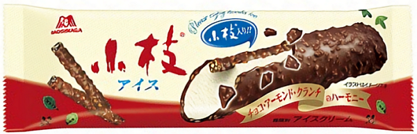 2009年発売「小枝アイス」のパッケージ
