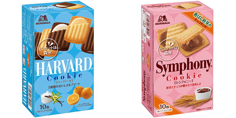 森永製菓のハーバードとシンフォニー